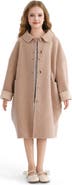 Tulleen Wool Coat with Peter Pan Collar