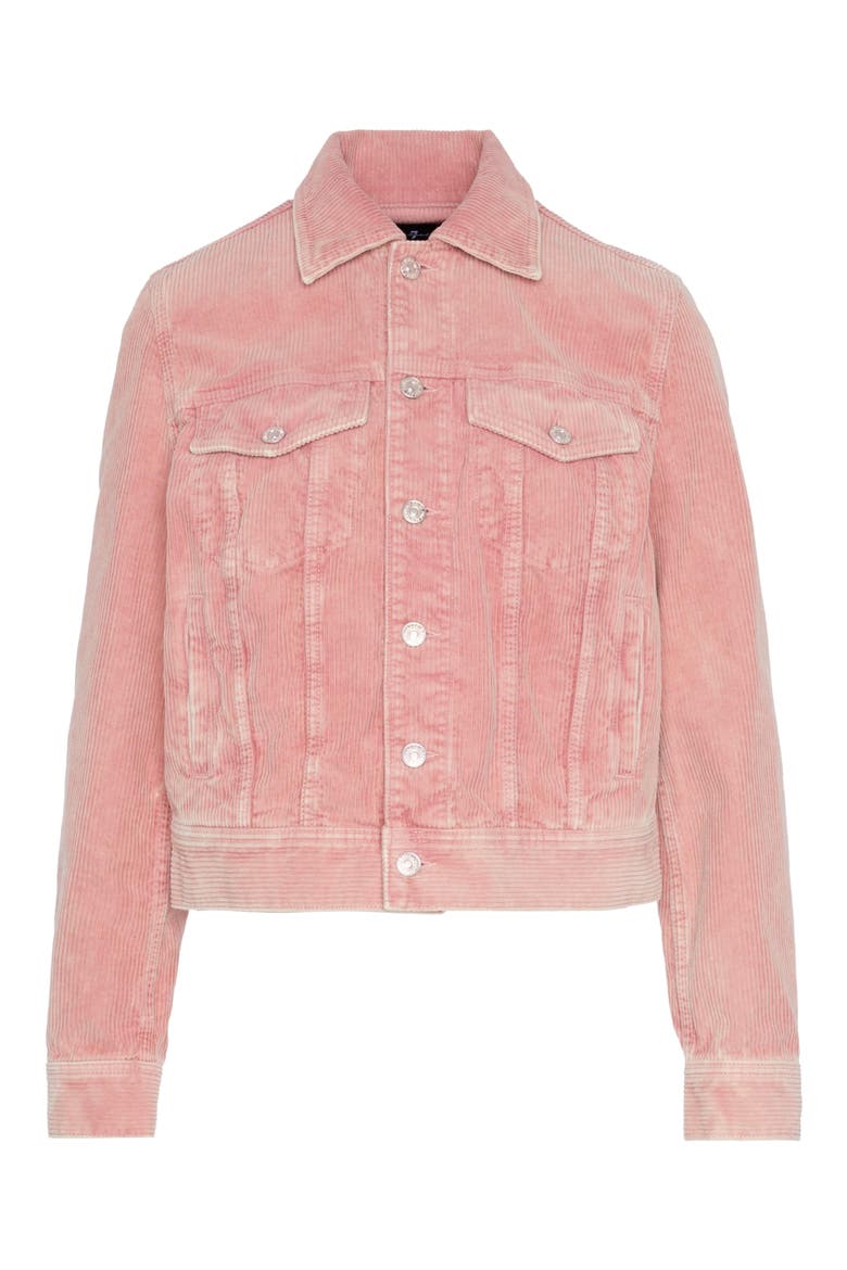 Adi Corduroy Trucker Jacket, Alternate, color, BLUSHING
