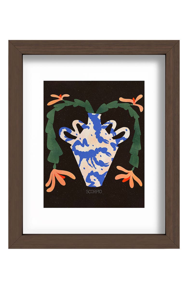 Deny Designs Deny Design Scorpio illustration Art Print, Main, color, 