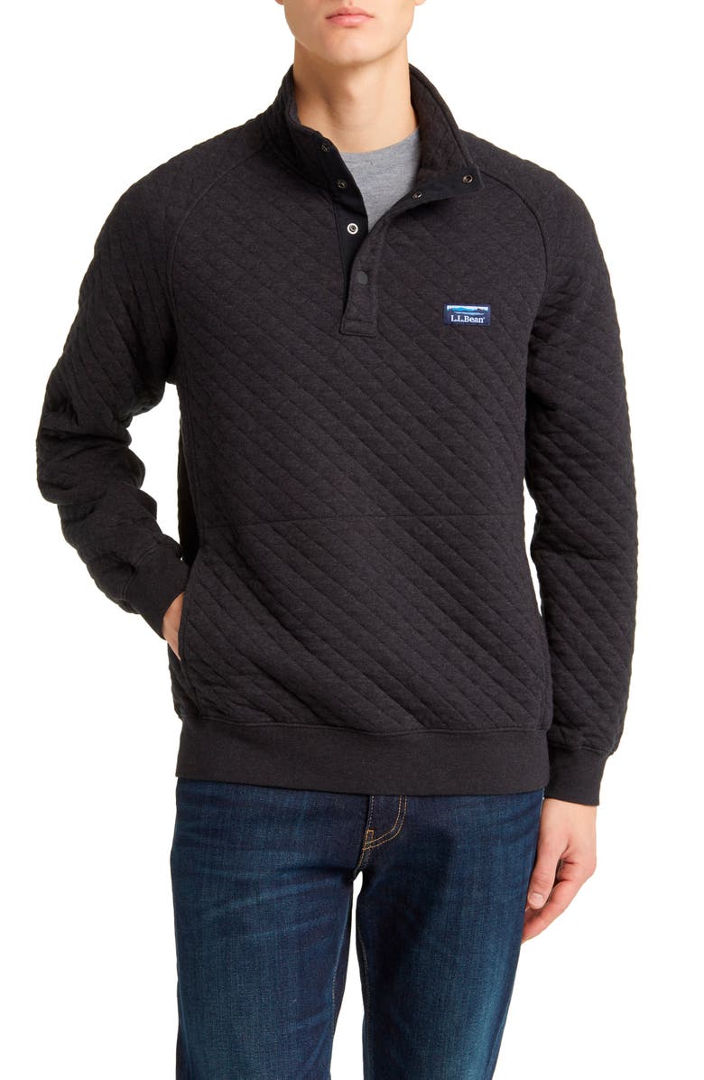 L.L.Bean Quilted Sweatshirt, Main, color,