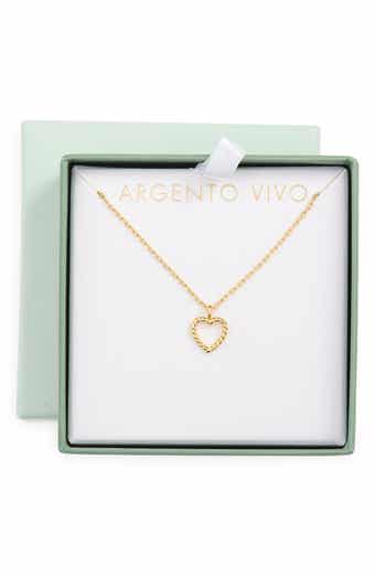Rope Heart Pendant Necklace