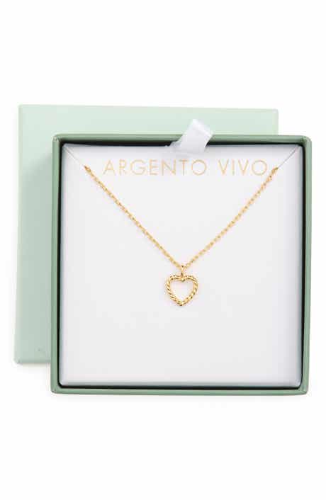 Rope Heart Pendant Necklace
