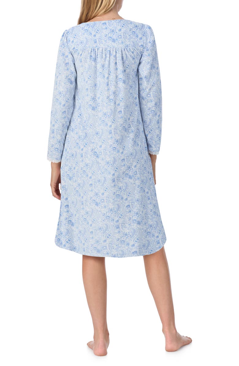 Eileen West Waltz Fleece Nightgown, Alternate, color,