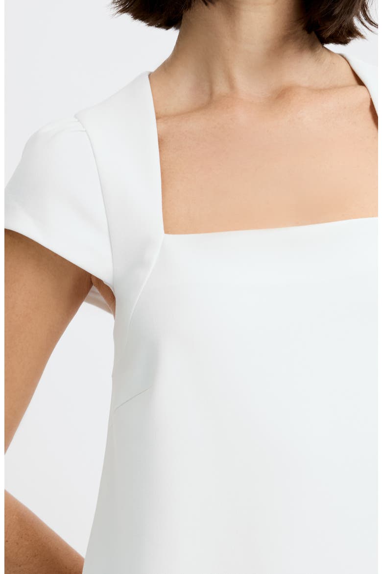 Whisper Cap Sleeve Shift Minidress, Alternate, color, SUMMER WHITE