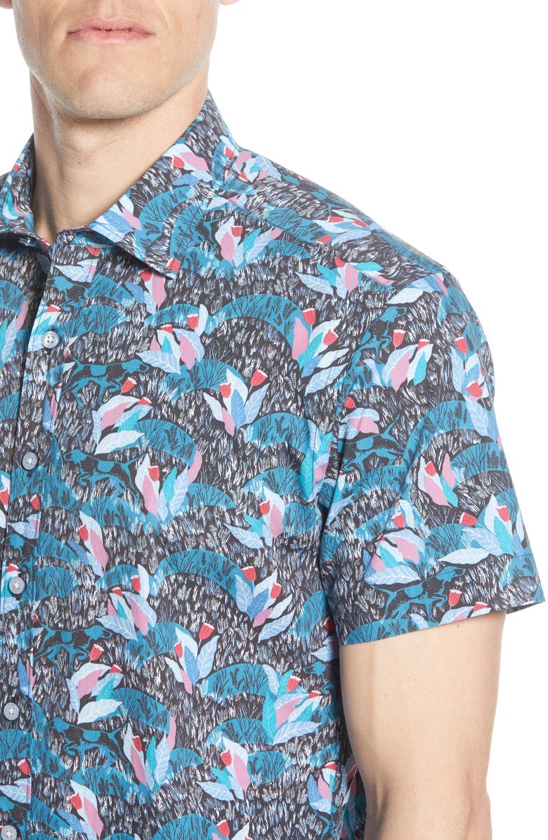 Rodd & Gunn Notown Regular Fit Short Sleeve Button-Up Shirt, Alternate, color,