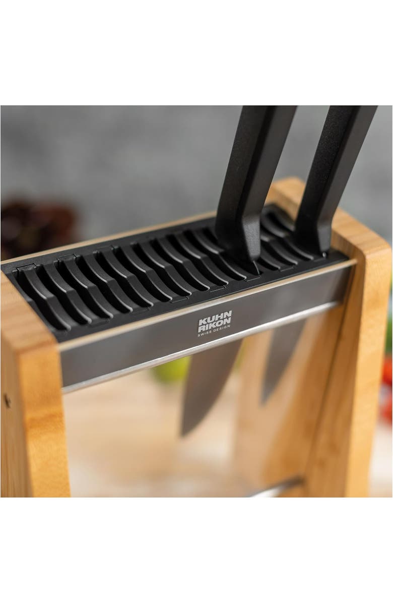 Kuhn Rikon ICED Knife Block, Alternate, color, Brown