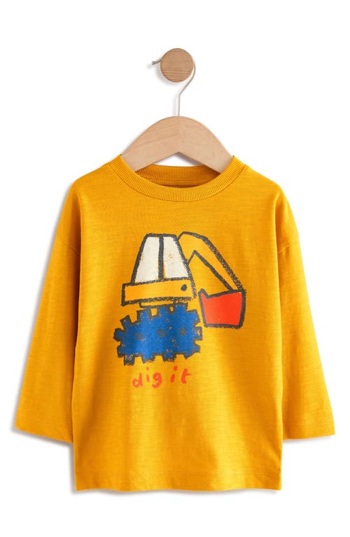 Next Kids' Assorted 3-pack Long Sleeve Digger Tractor Graphic T-shirts In Multi