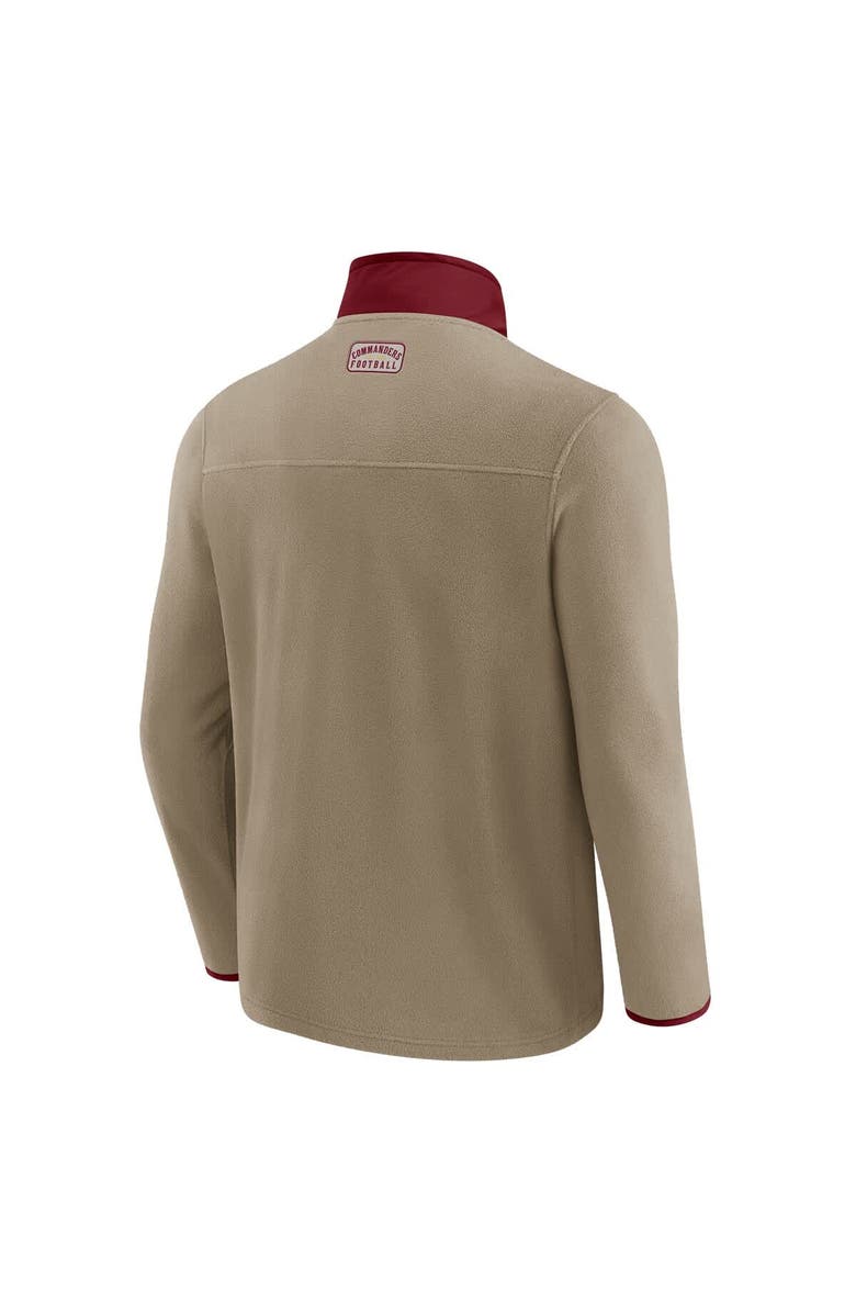 Darius Rucker Collection by Fanatics Men's NFL x Darius Rucker Collection by Fanatics  Tan Washington Commanders Heavyweight Polar Fleece Full-Zip Jacket, Alternate, color, Tan