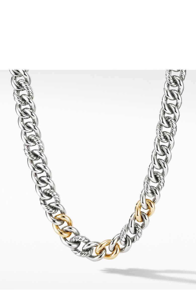 David Yurman Curb Chain Necklace, Main, color, 
