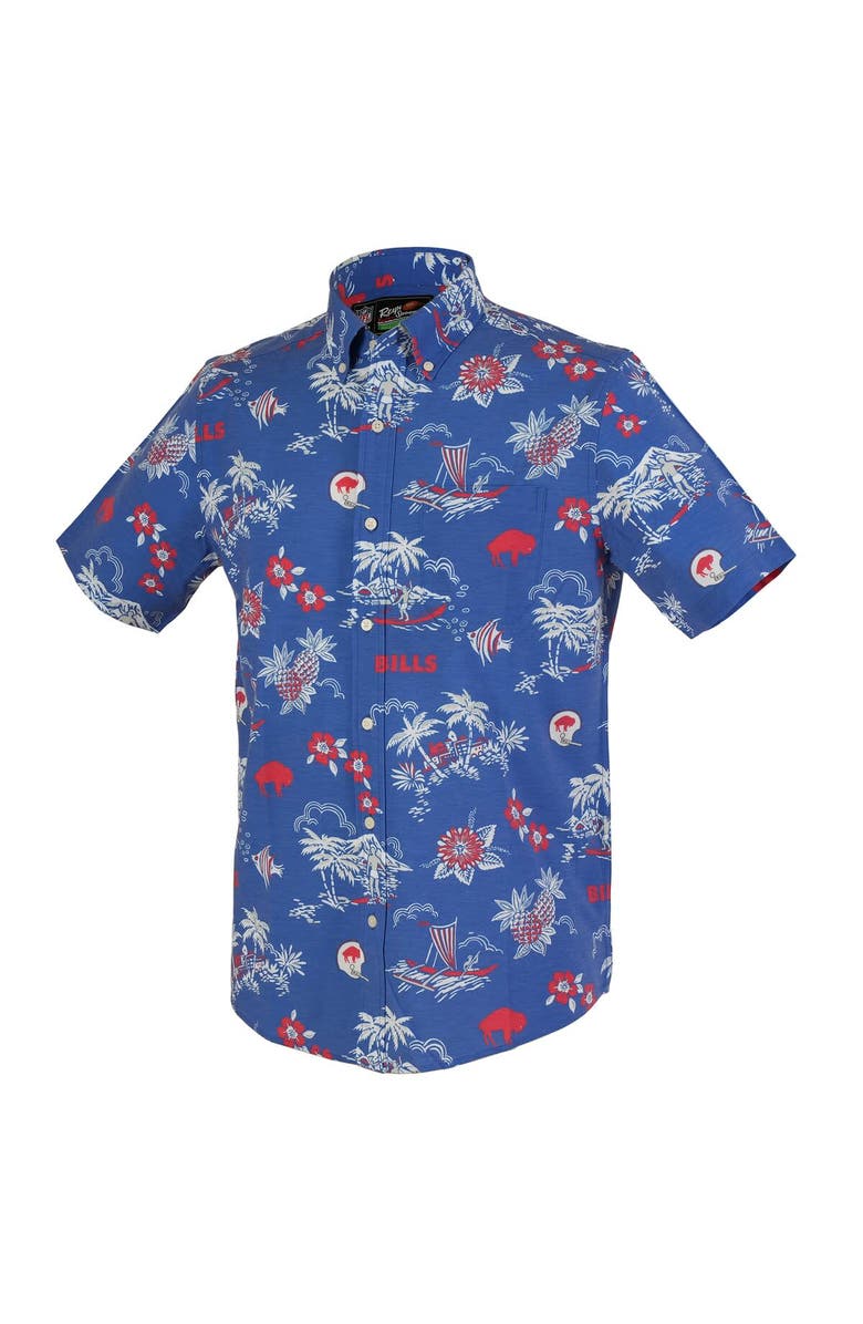 Reyn Spooner Men's Reyn Spooner Royal Buffalo Bills Throwback Kekai Performance Button-Down Shirt, Alternate, color, Royal