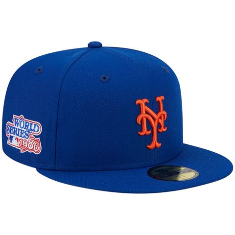 Men's New Era Royal New York Mets  1986 World Series Team Color 59FIFTY Fitted Hat