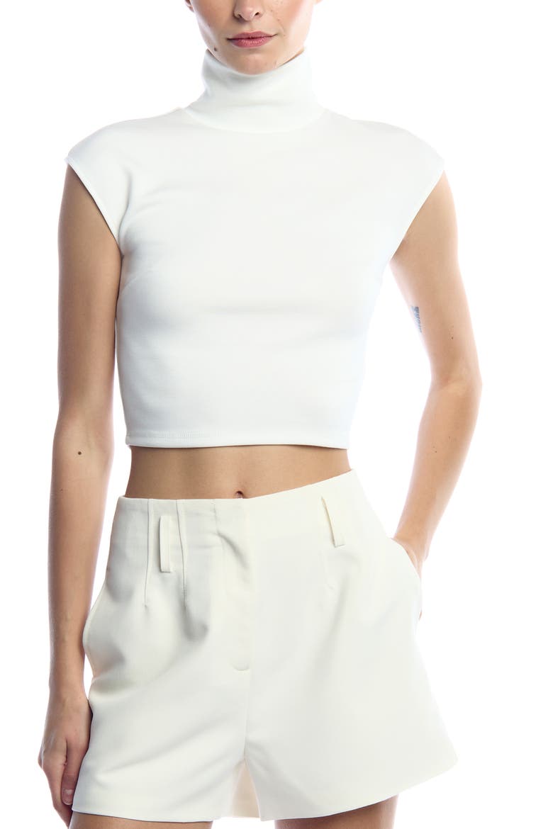 Winslow Sleeveless Turtleneck, Alternate, color, Ivory