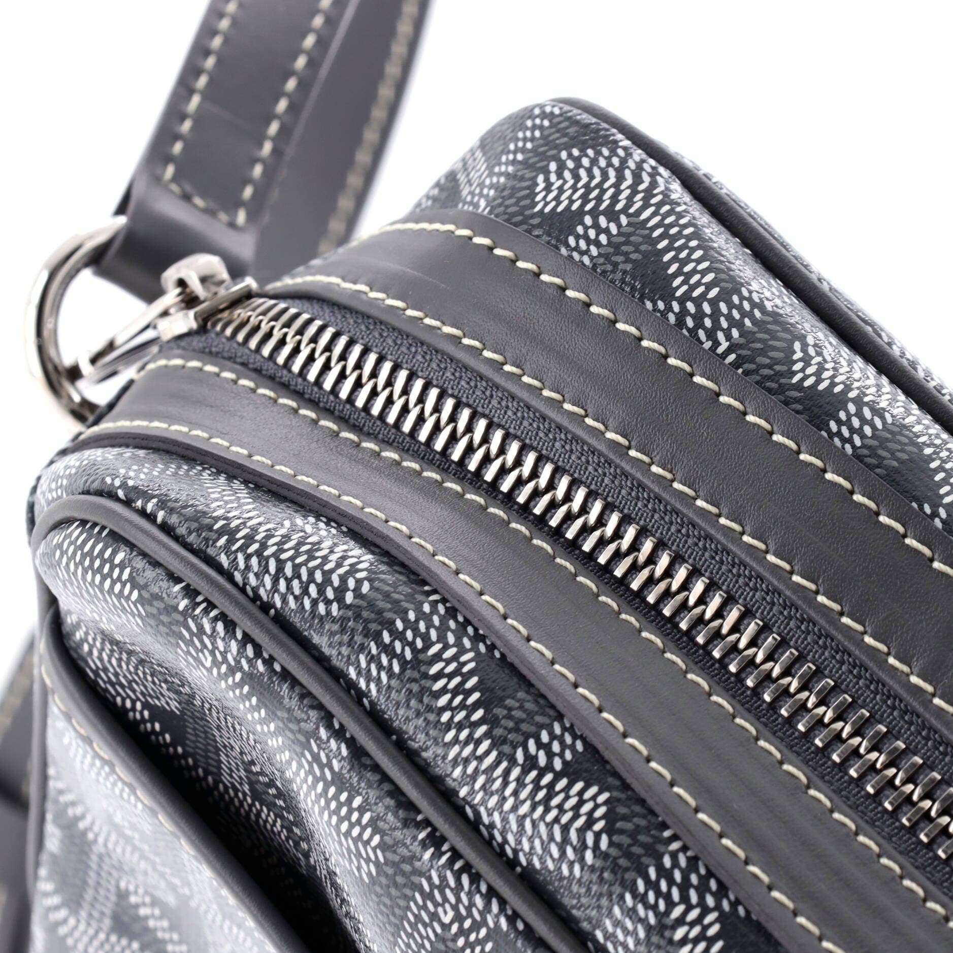 Pre-Owned Goyard Cap Vert Bag Coated Canvas, Alternate, color, Gray