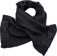 Portolano scarf with beaded bows
