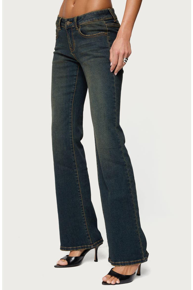 Tez Low Rise Bootcut Jeans, Alternate, color, BLUE