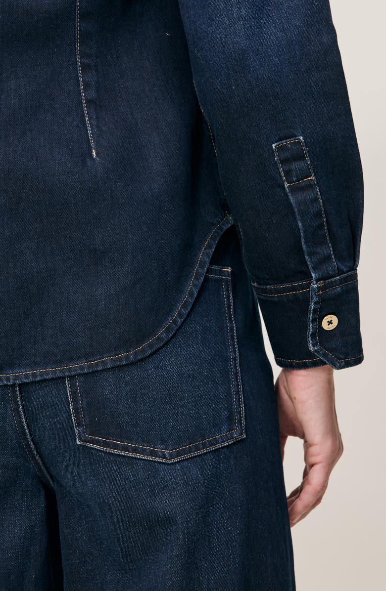 DL1961 Ines Denim Button-Up Shirt, Alternate, color, Ventura