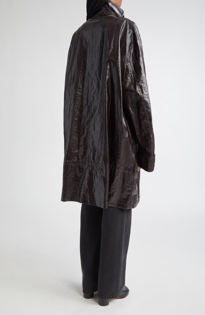 MM6 Maison Margiela Coated Linen Jacket, Alternate, color,