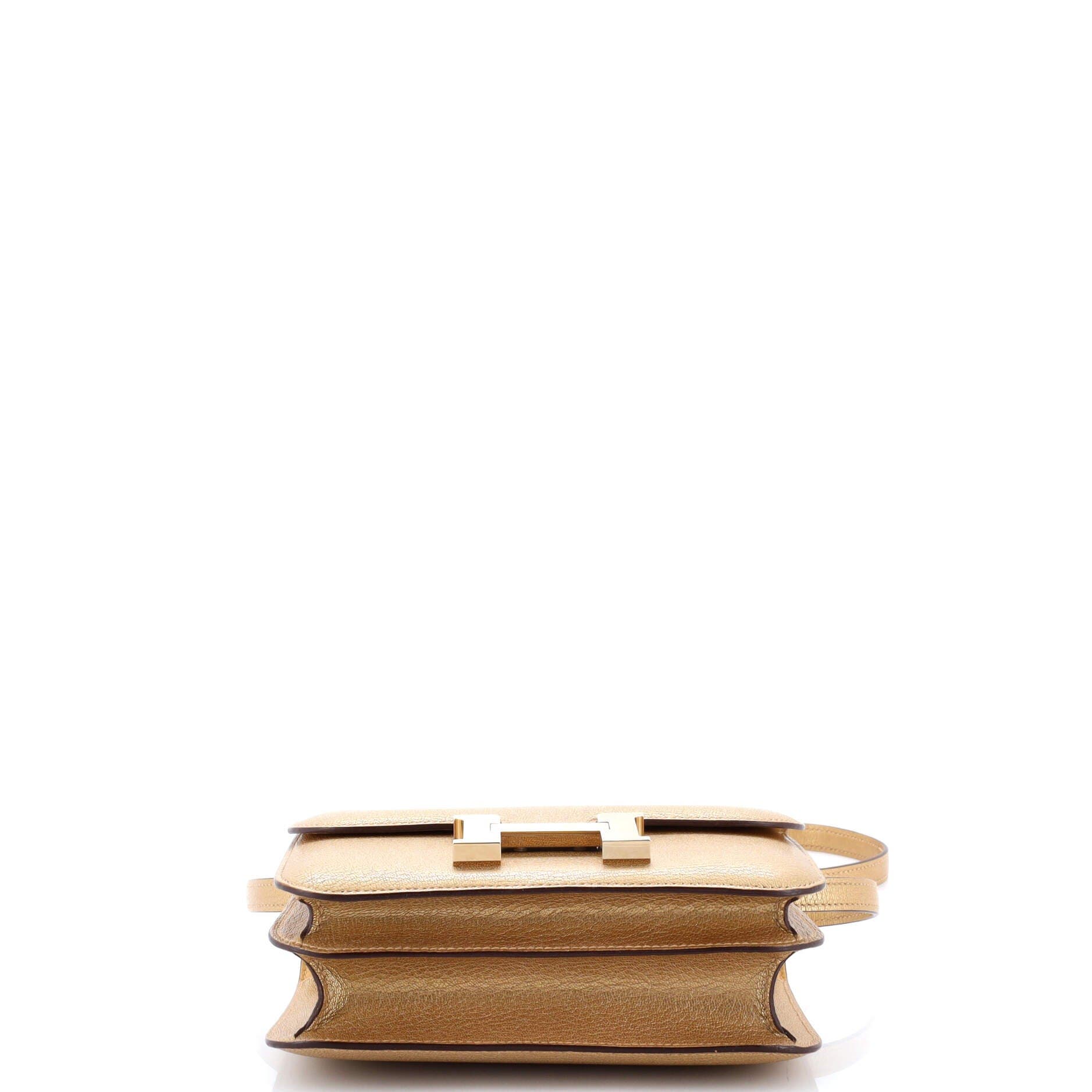 Pre-Owned Hermes Constance NM Bag Metallic Chevre Chamkilight 18, Alternate, color, 