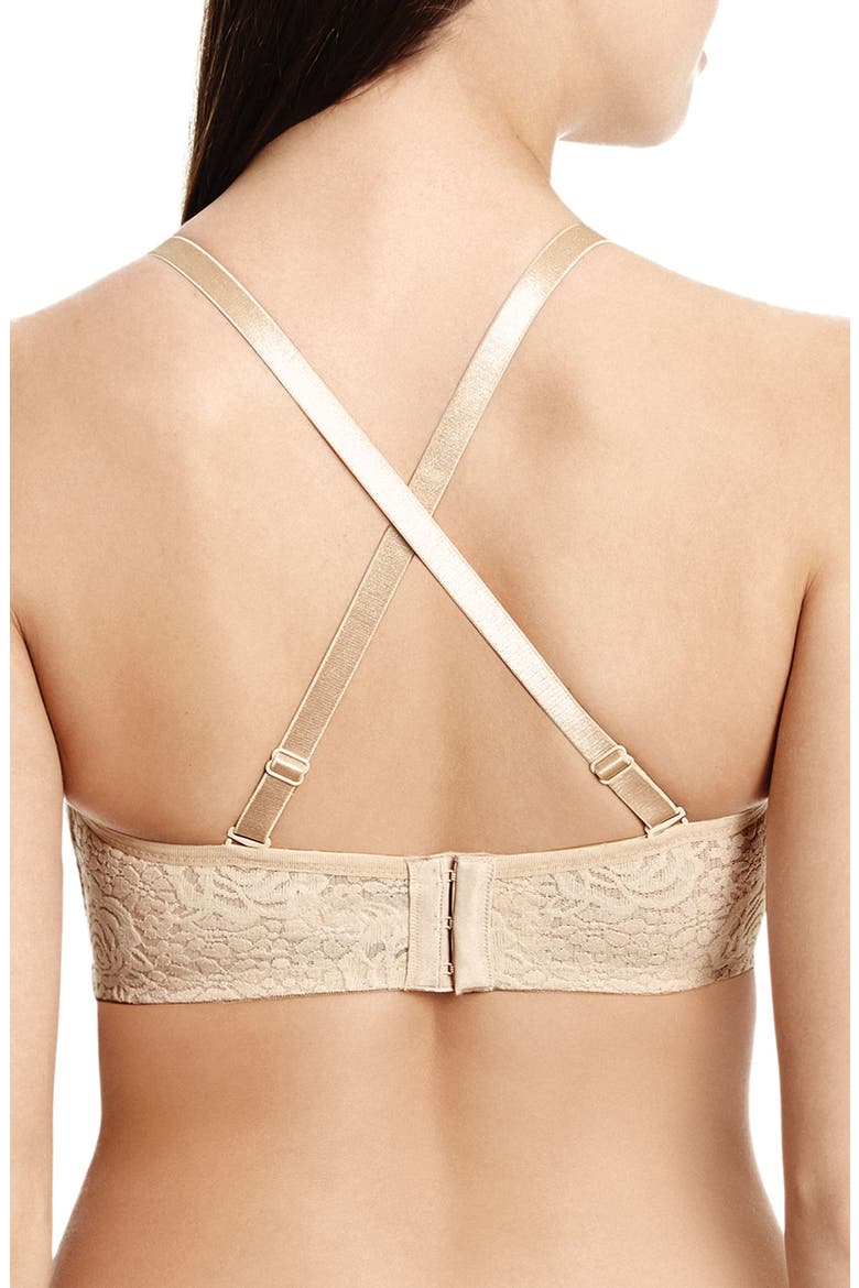 Halo Lace Underwire Strapless Bra, Alternate, color, NATURALLY NUDE
