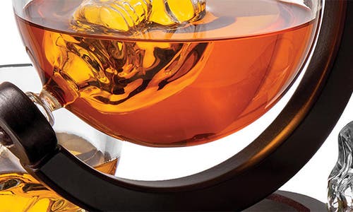 Godinger Skull 5-piece Decanter Set In Transparent