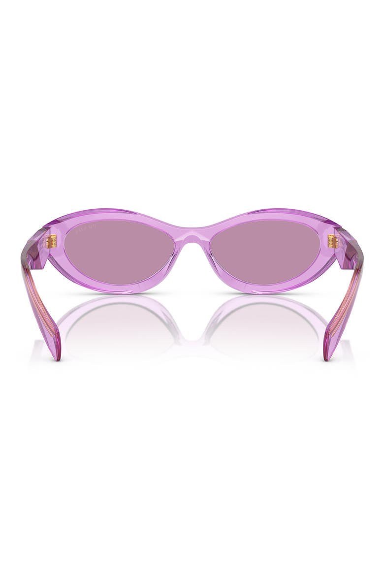 55mm Irregular Sunglasses, Alternate, color, VIOLET
