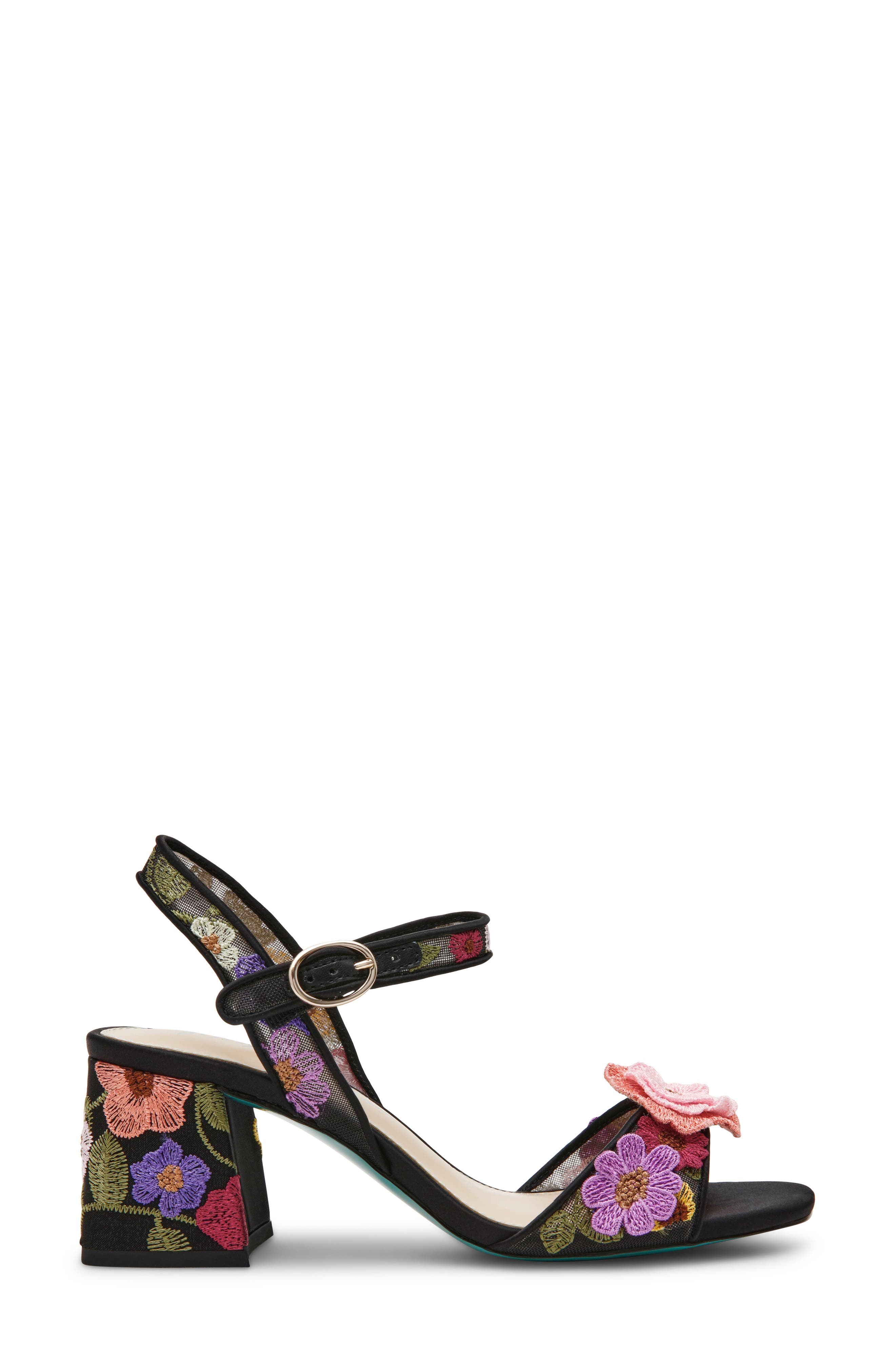 Betsey Johnson Blare Ankle Strap Pump, Alternate, color, 