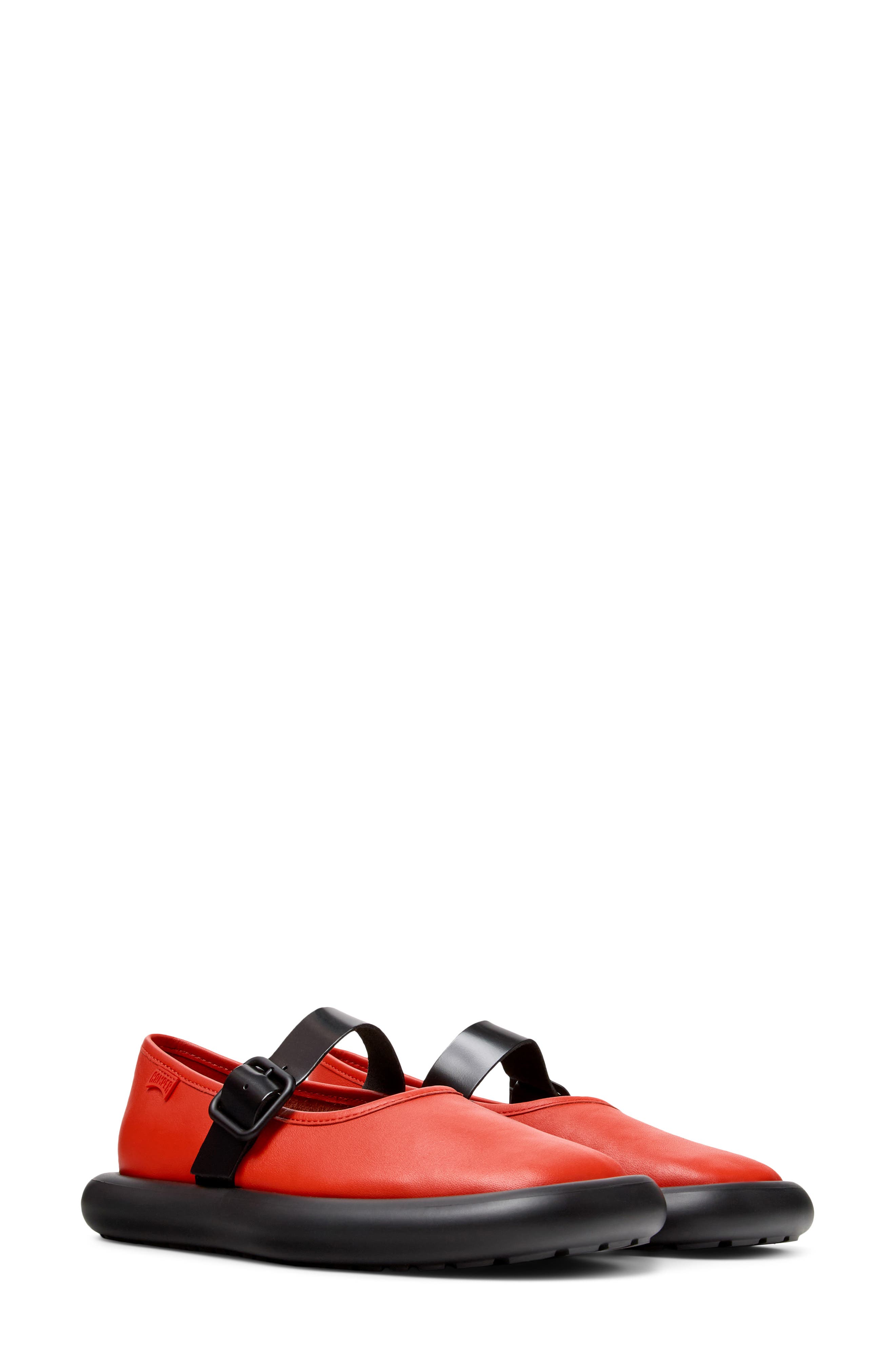 Onda Mary Jane Flat, Main, color, BRIGHT RED