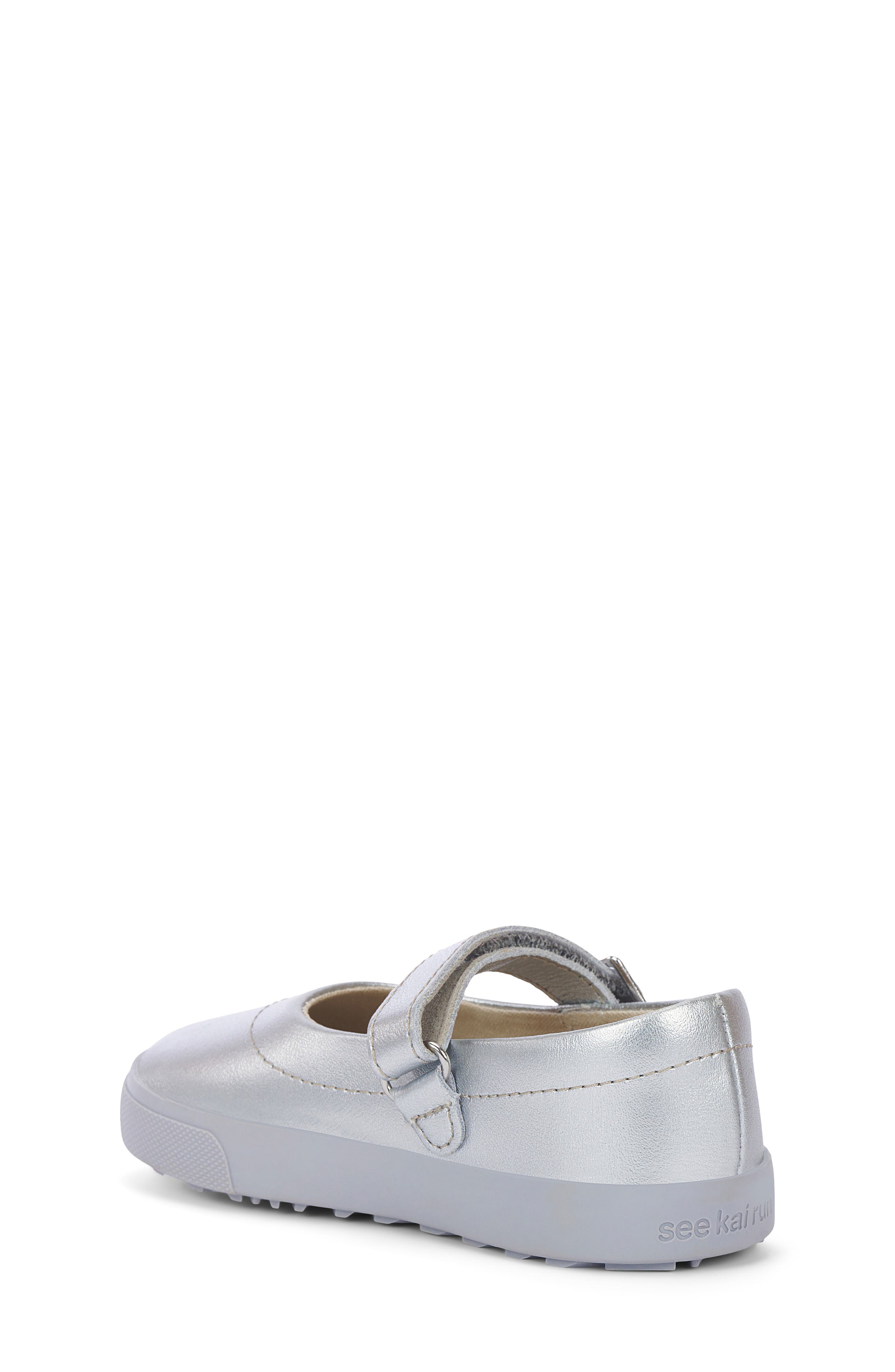 See Kai Run Lucia Mary Jane Flat, Alternate, color, Silver