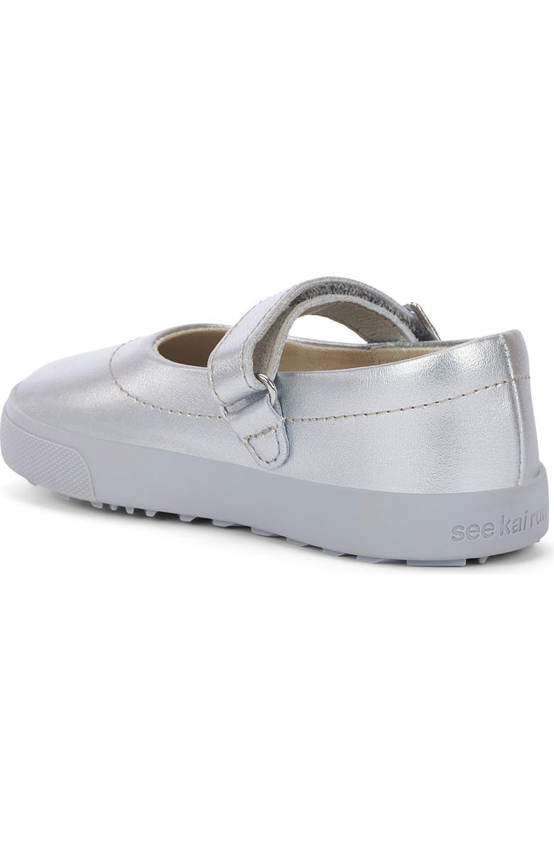 See Kai Run Lucia Mary Jane Flat, Alternate, color, Silver