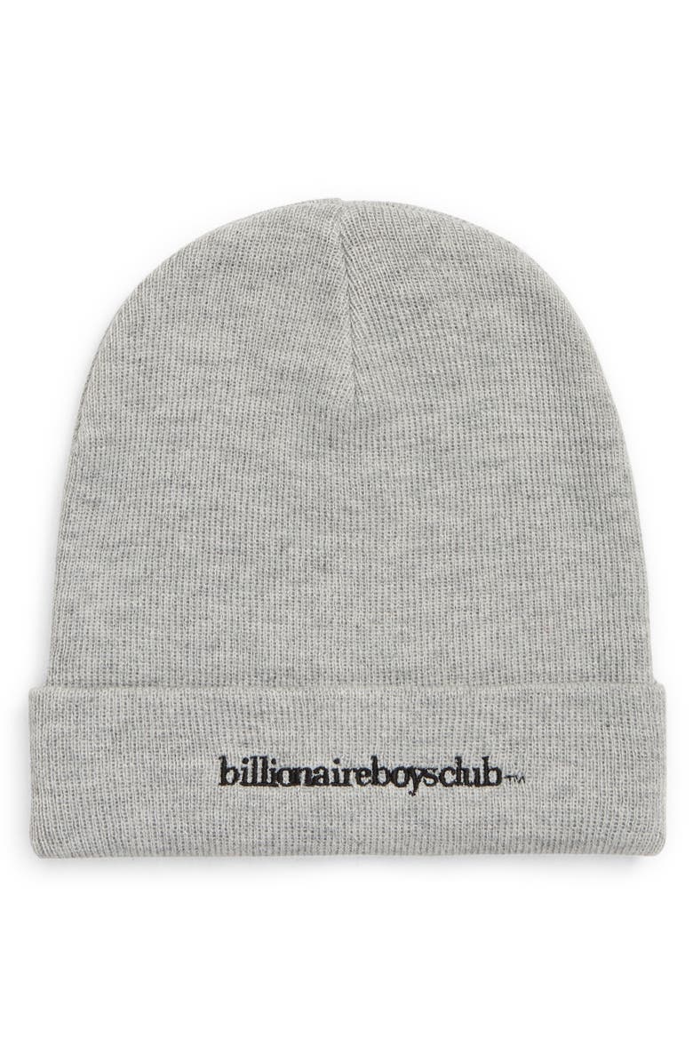 Billionaire Boys Club Nebula Beanie, Main, color, Heather Grey