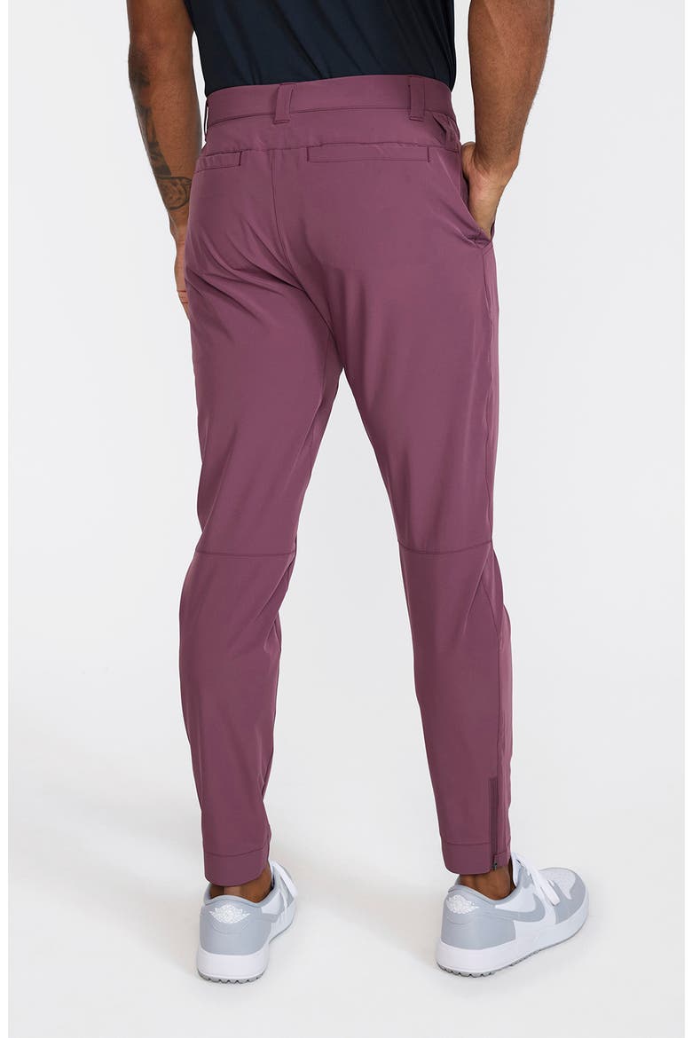 Hybrid Golf Joggers, Alternate, color, PLUM WINE