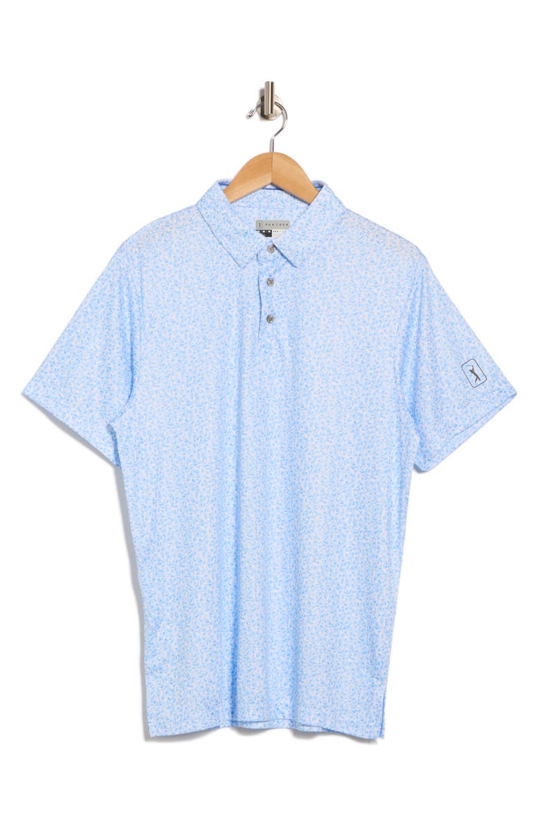 PGA TOUR Textured Golf Polo, Alternate, color, Bright White
