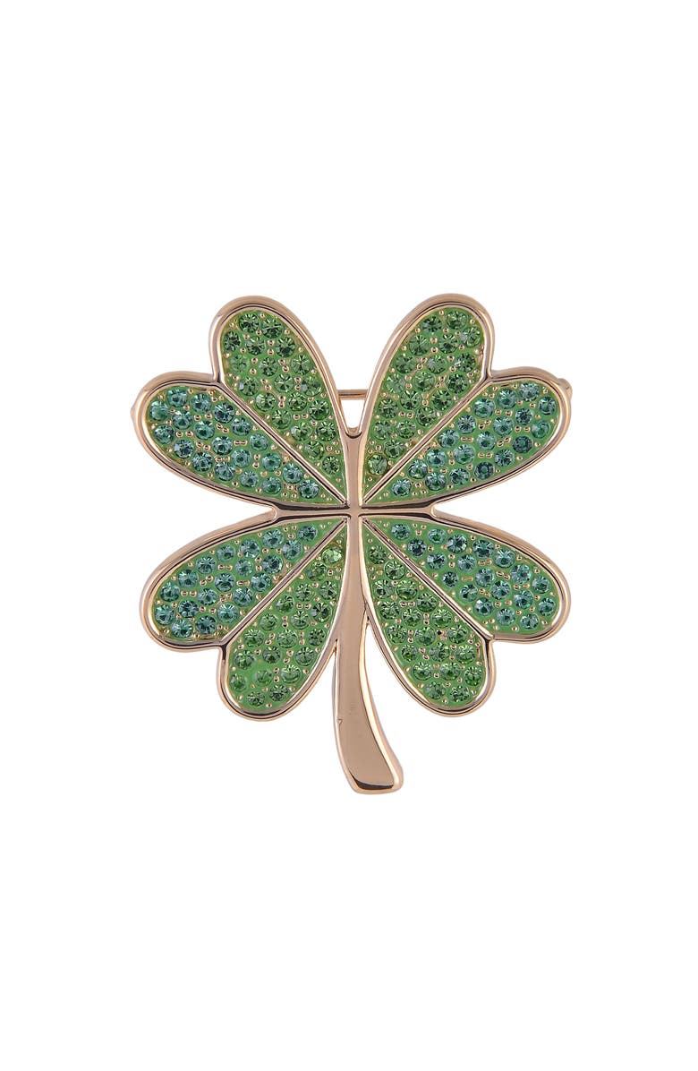 Hallmark Four Leaf Clover Pin, Alternate, color, Green
