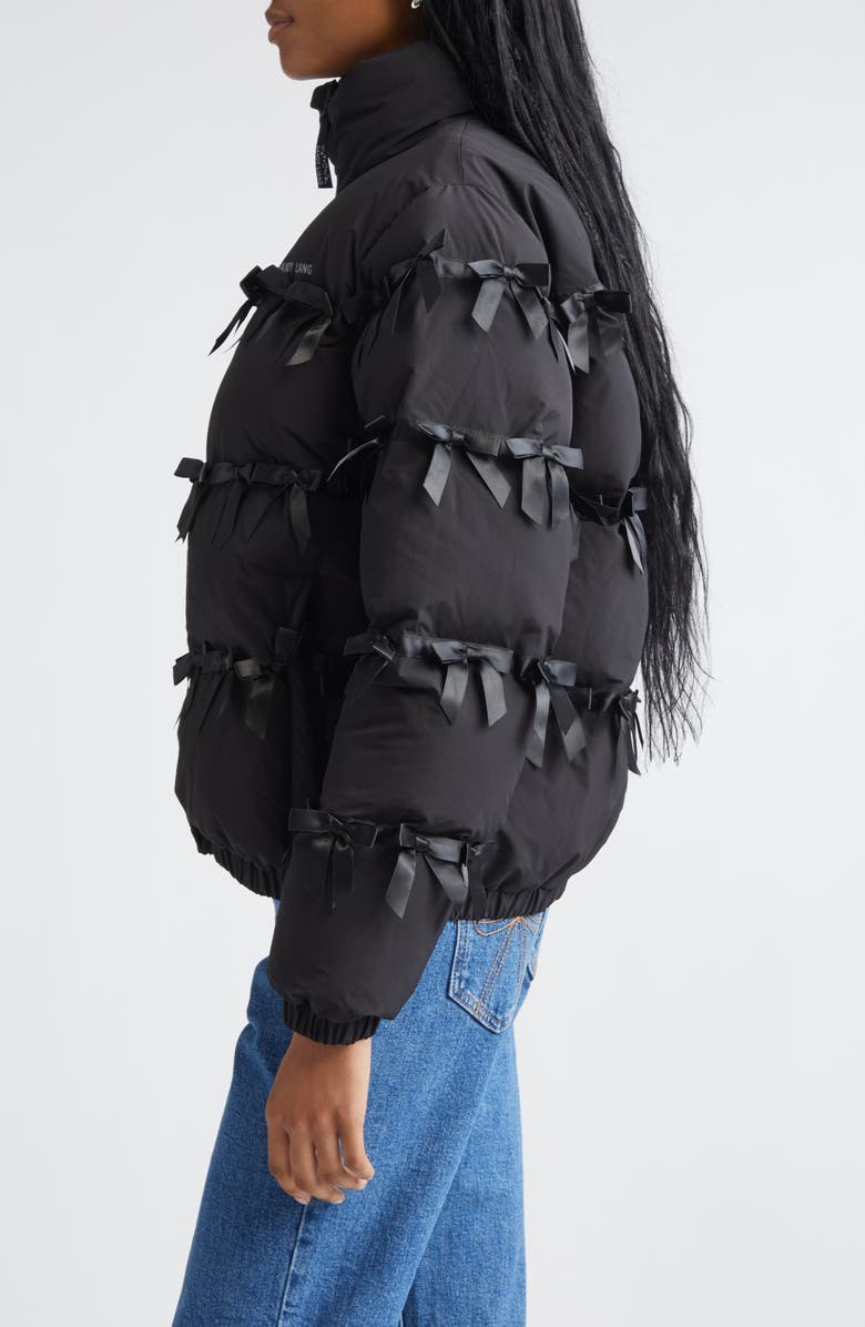 Sandy Liang Present Puffer Jacket, Alternate, color, Black
