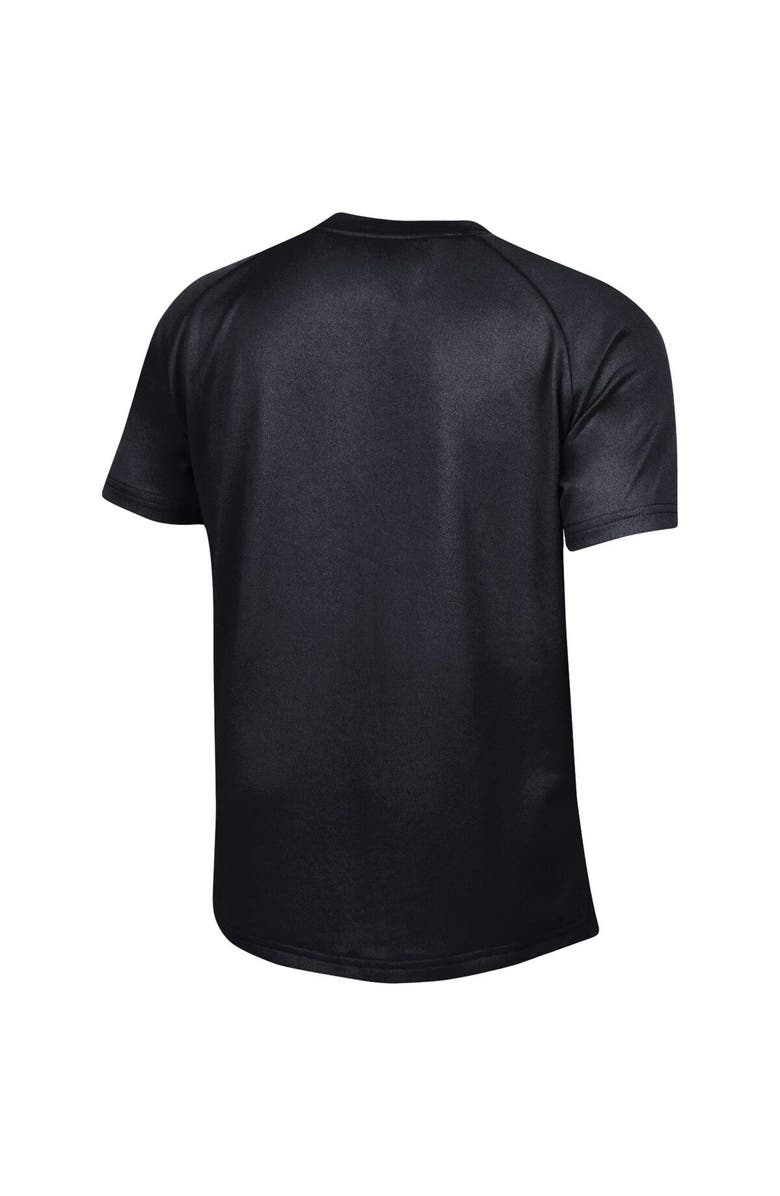 Under Armour Youth Under Armour Black Grambling Tigers Primary Logo Tech Raglan Performance T-Shirt, Alternate, color, 