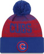 New Era Men's New Era Royal Chicago Cubs Authentic Collection Sport Cuffed Knit Hat with Pom
