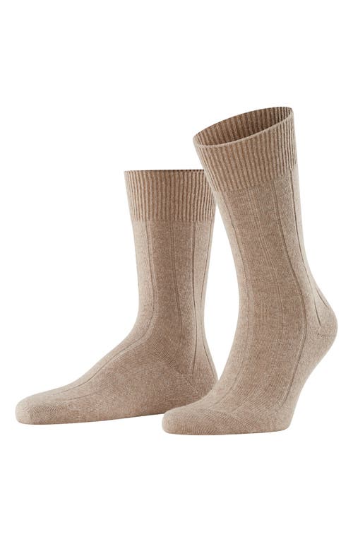 Falke Lhasa Wool Blend Socks In Brown