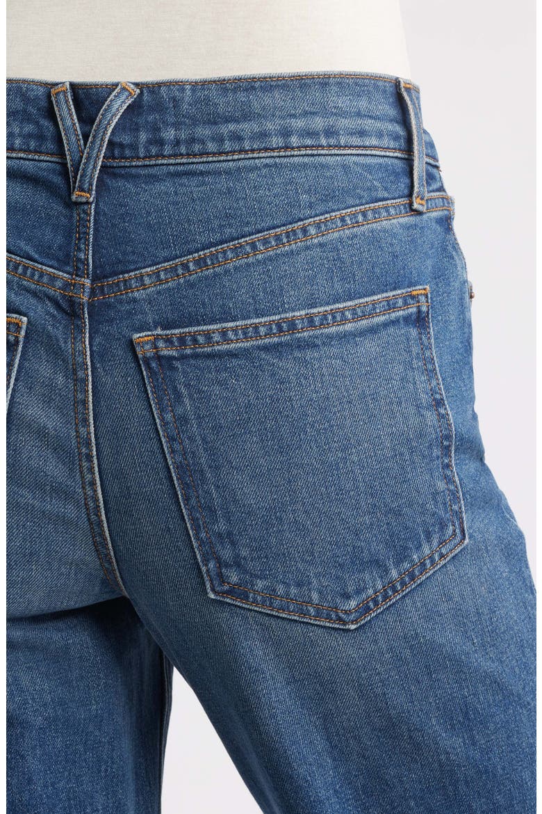 Leah Straight Leg Jeans, Alternate, color, EQUINOX BLUE