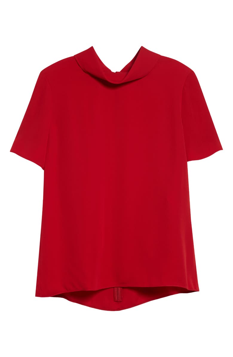 Valentino Silk Georgette Top, Alternate, color, Pink