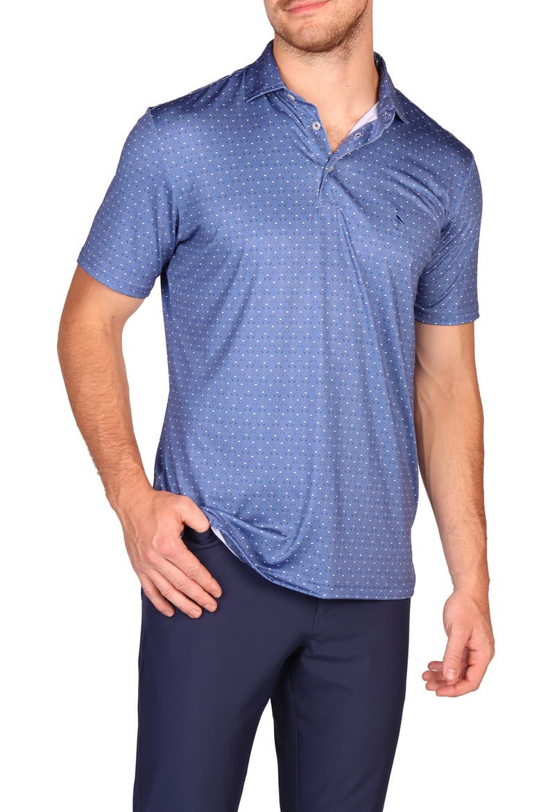 Golf Clubs Performance Polo, Alternate, color, DENIM