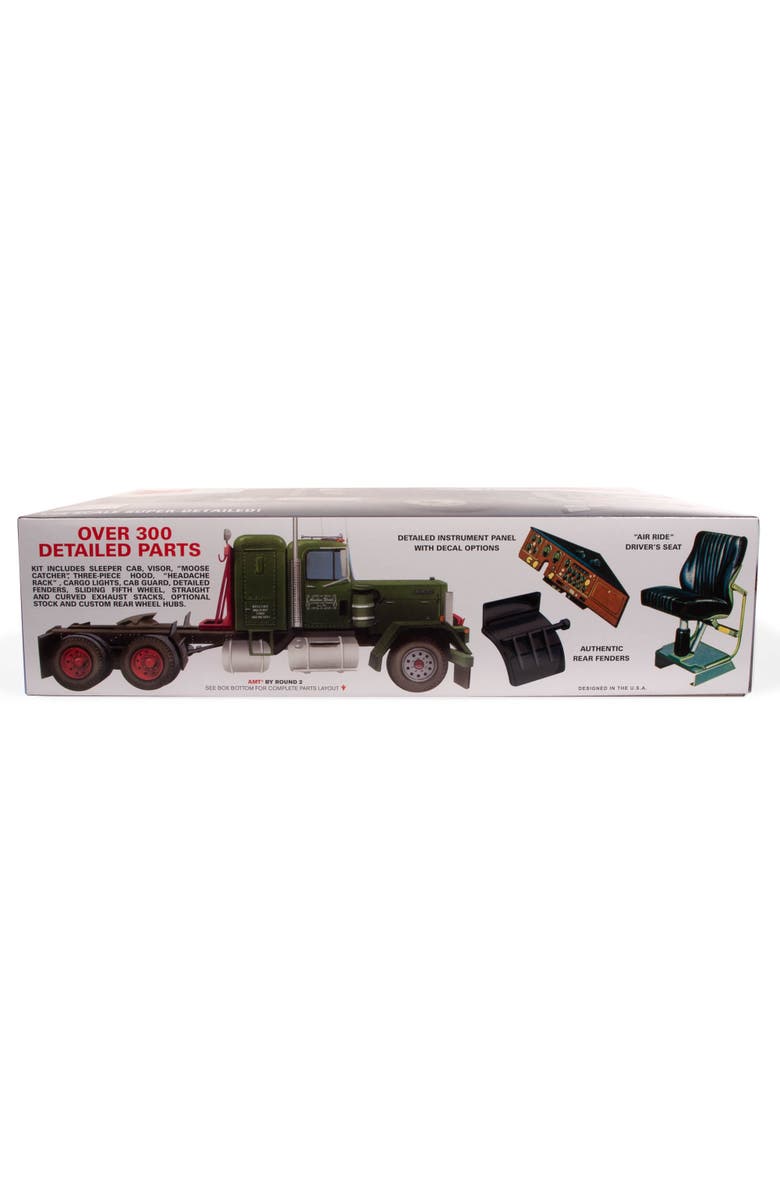 AMT Alaskan Hauler Kenworth Tractor 1 to 25 Scale Model Kit, Alternate, color, Multicolored