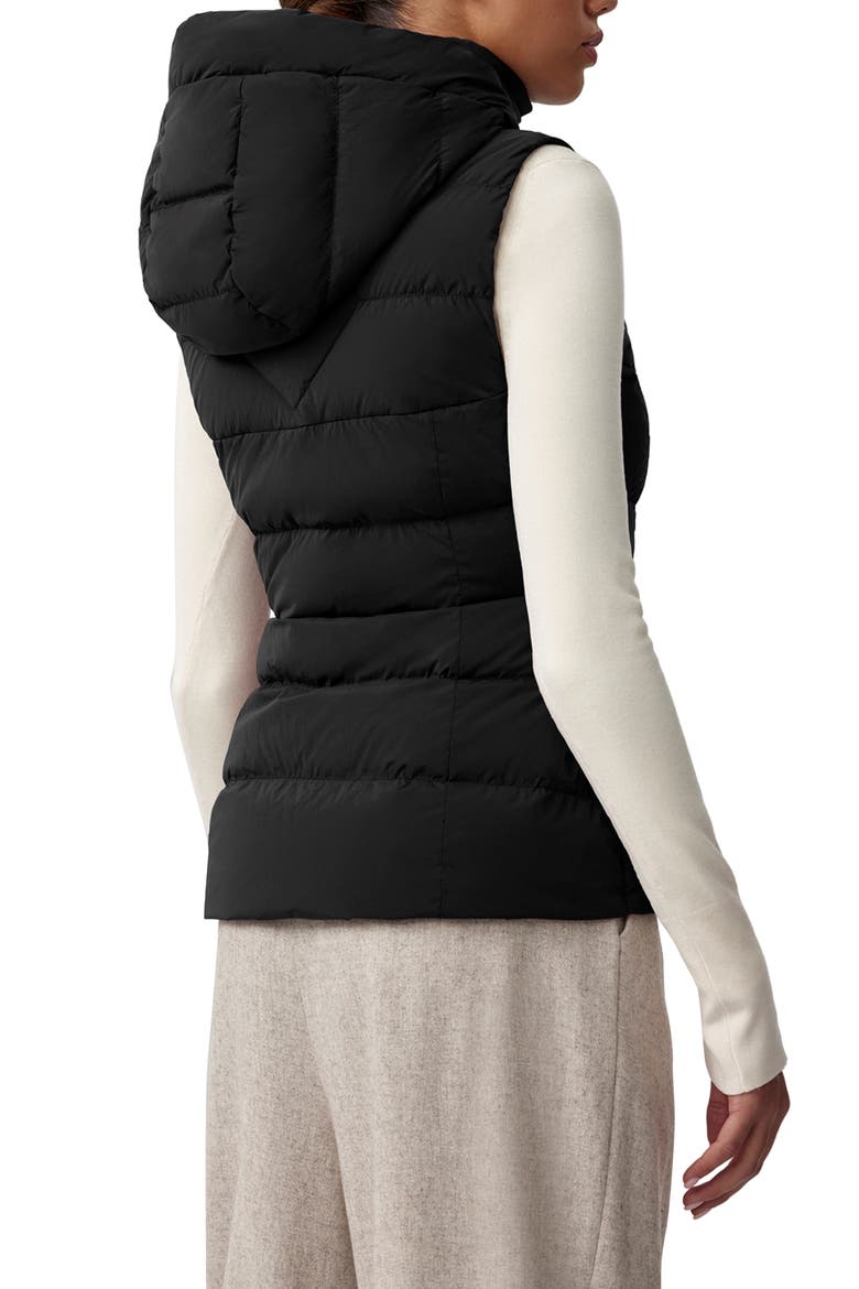 Clair 750 Fill Power Down Vest, Alternate, color, BLACK