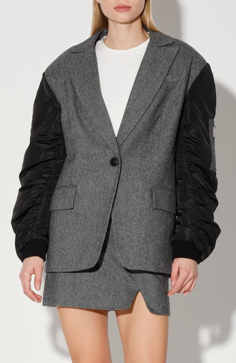 Asher Oversize Wool Blend Jacket
