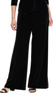 Alex Evenings Stretch Velvet Palazzo Pants