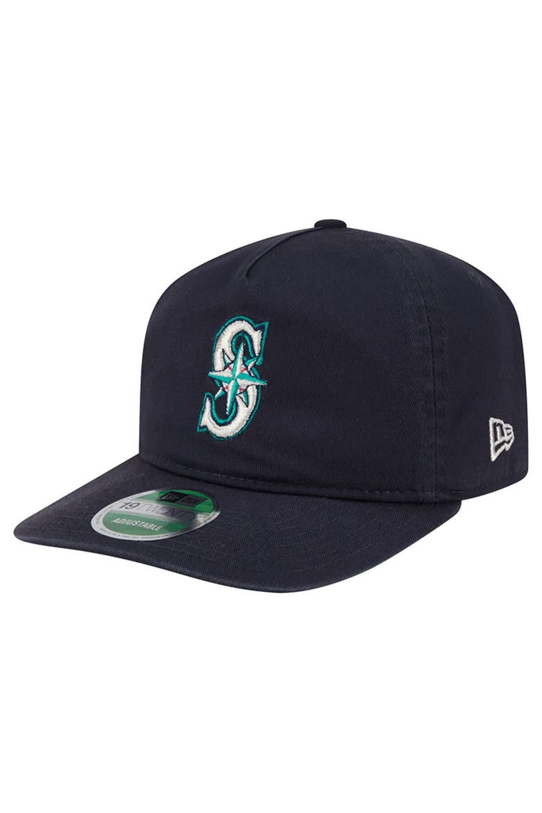 Men's New Era  Navy Seattle Mariners Team 19TWENTY Adjustable Hat, Main, color, Navy