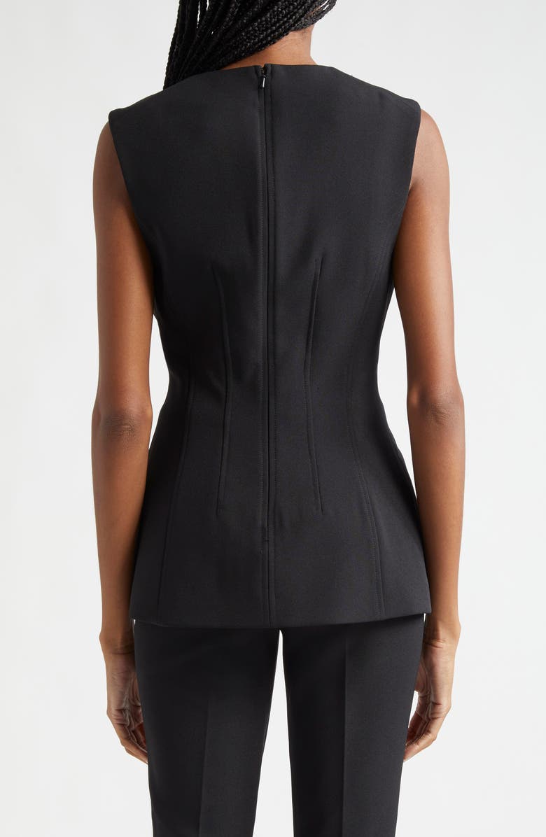 Faith Sleeveless Fitted Tunic Top