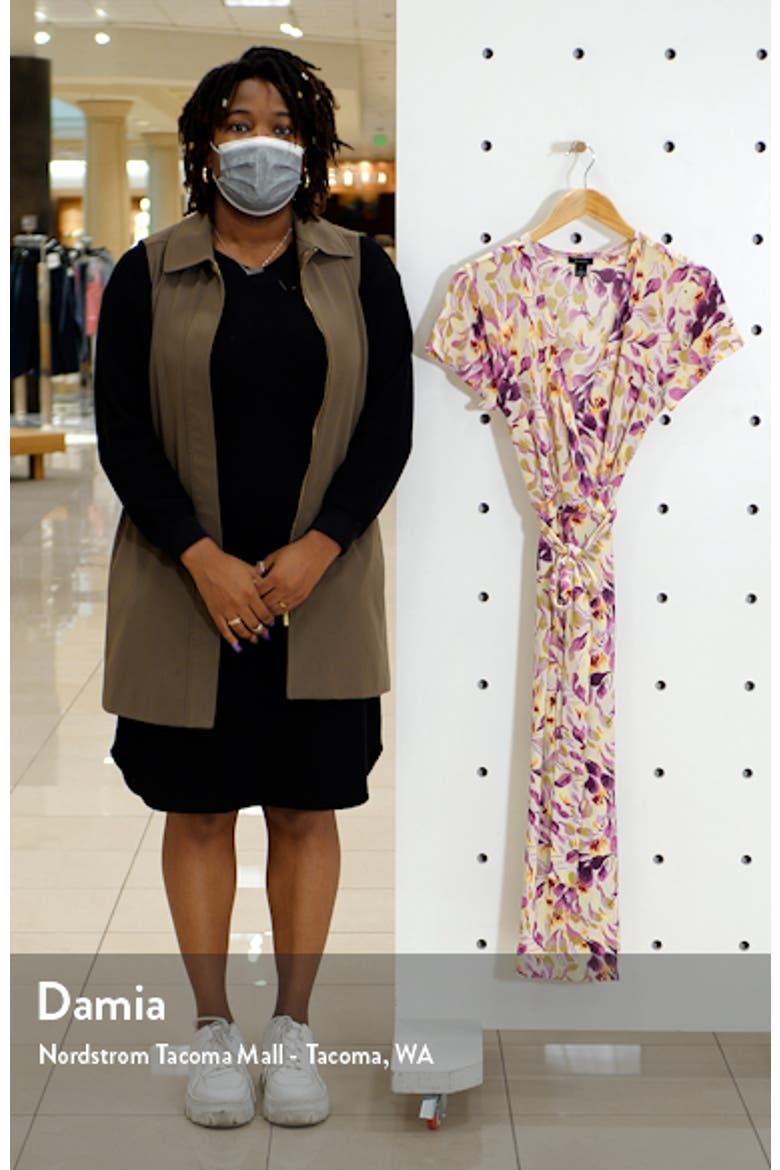 Crossover Short Sleeve Wrap Dress video