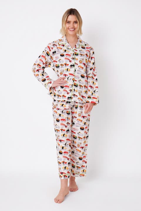 Sushi Poplin Pajama Set