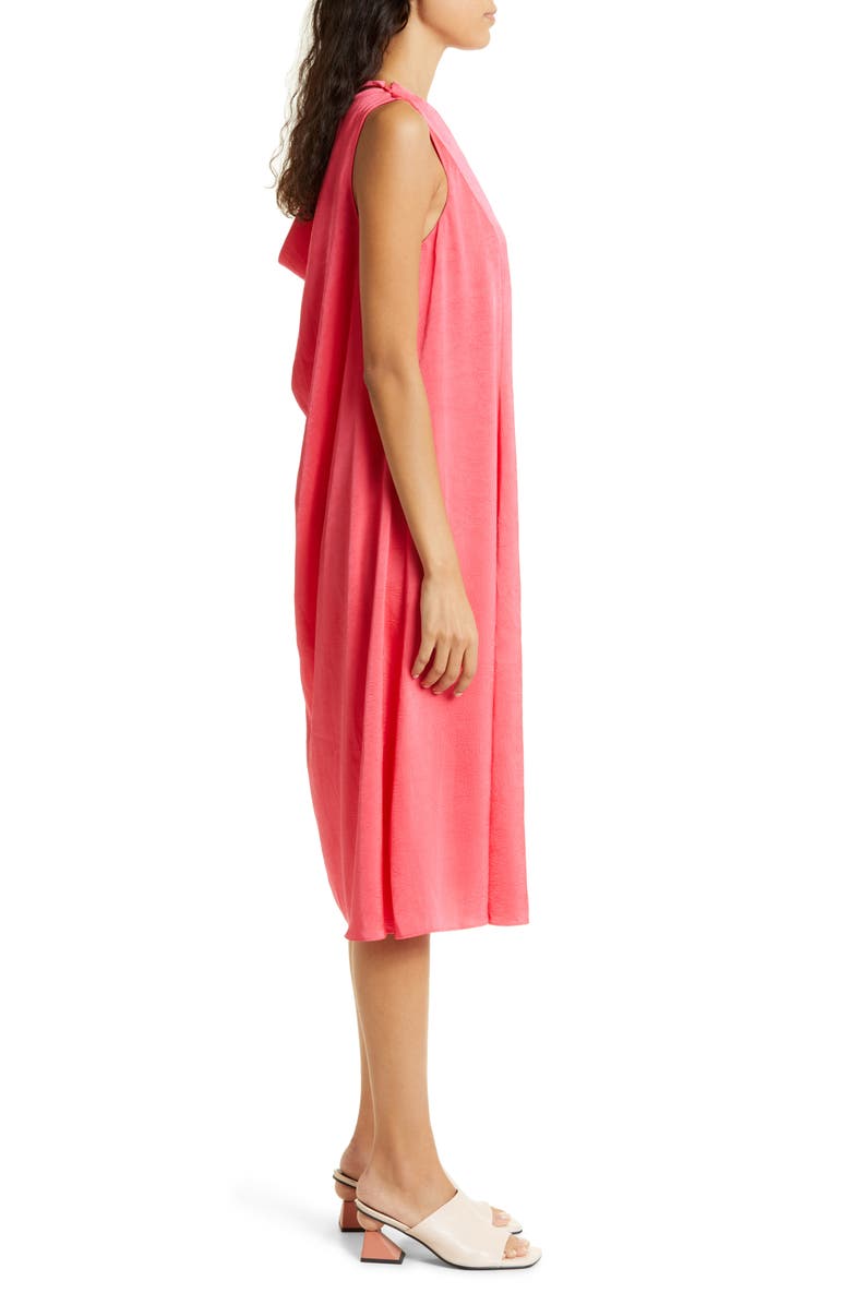 Baum und Pferdgarten Amami Cutout Drape Crinkled Satin Dress, Alternate, color,