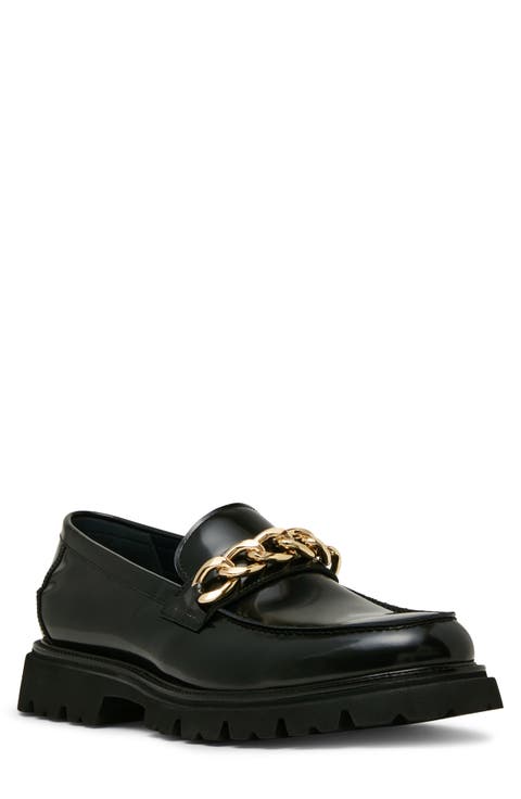 Nubia Chain Lug Leather Loafer